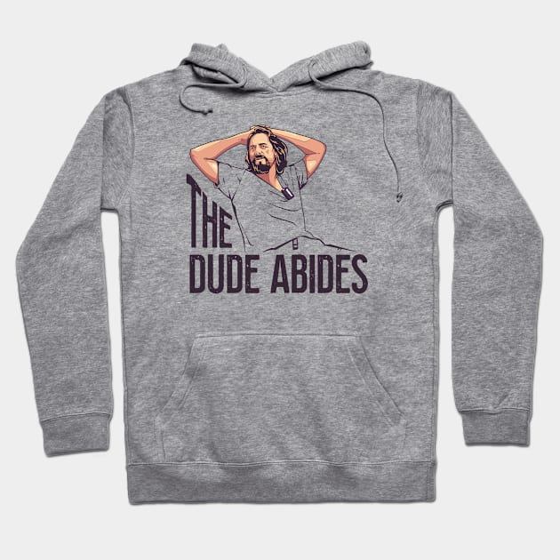 The Dude Abides, The Big Lebowski Hoodie by MIKOLTN